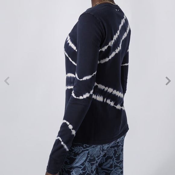 NWOT The Upside Navy Tie Dye Long Sleeve Top Size XS - Picture 3 of 8